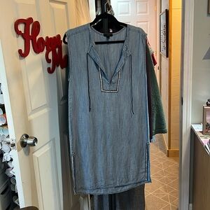 J Crew- xxs- denim dress